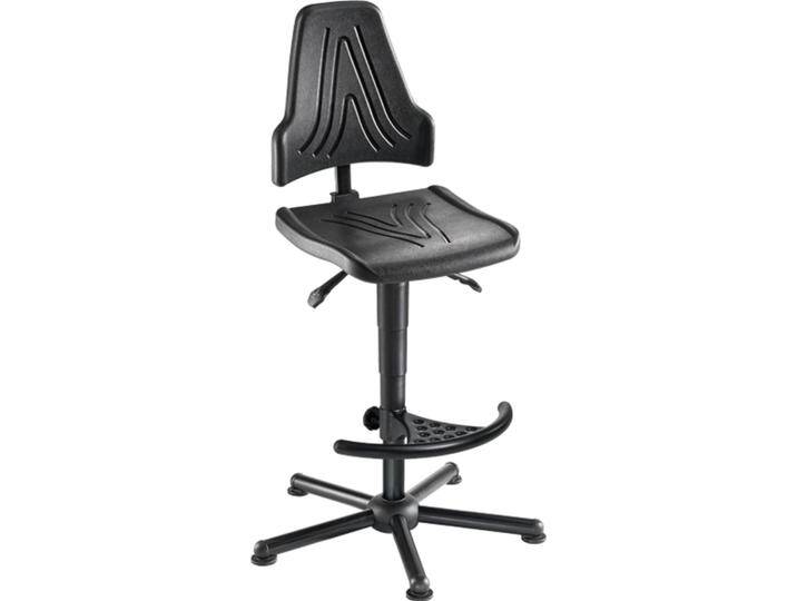 Mey, Bürostuhl, chair Arbeitsdrehstuhl W19-25-H-PU-FS3 schwarz Kunstleder von Galaxus