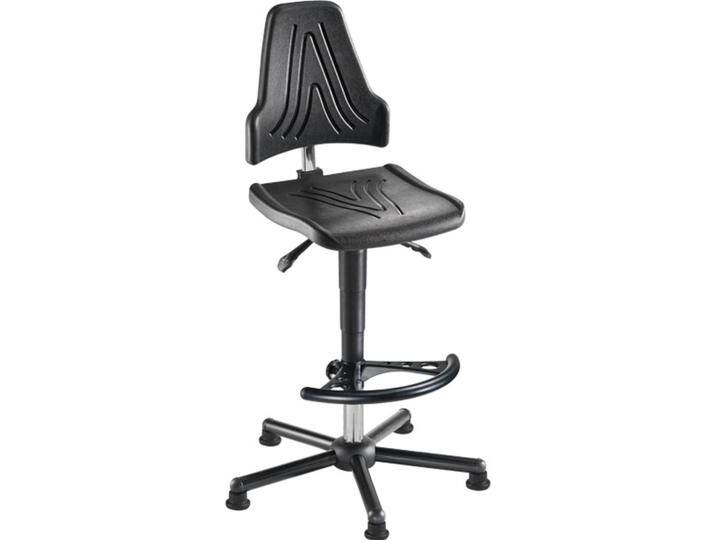 Mey, Bürostuhl, chair Arbeitsdrehstuhl W19-25-H-PU-FS7 ESD schwarz Kunstleder von Galaxus
