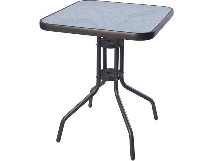 Mojawo, Gartentisch + Balkontisch, 4-tlg Bistro Garnitur Bistromöbel Klappstuhl Sitzgruppe Hochlehner (60 cm) von Galaxus
