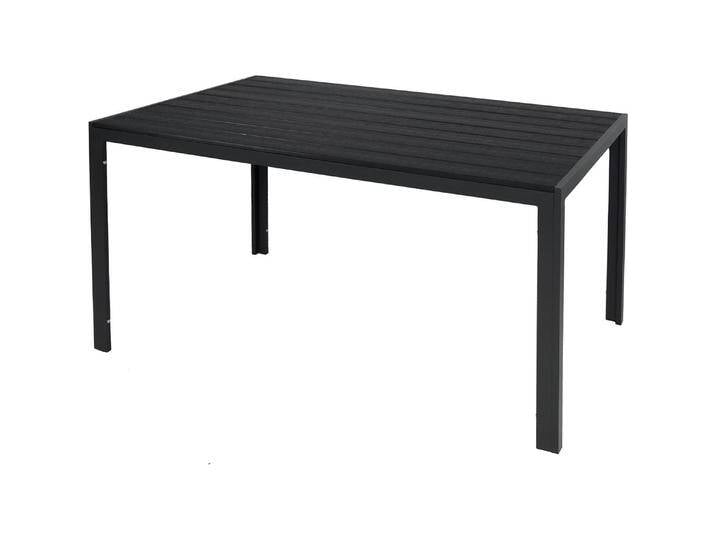 Mojawo, Gartentisch + Balkontisch, Gartengarnitur Sitzgarnitur 7-teilig 150x90cm Non-Wood Anthrazit (150 cm) von Galaxus