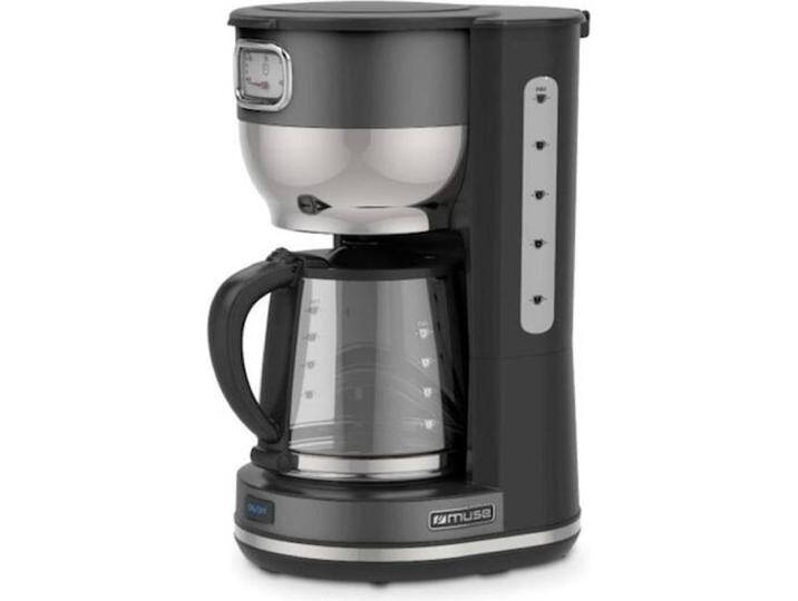 Muse MS220 DG Kaffeeautomat grau, Filterkaffeemaschine, Grau von Galaxus