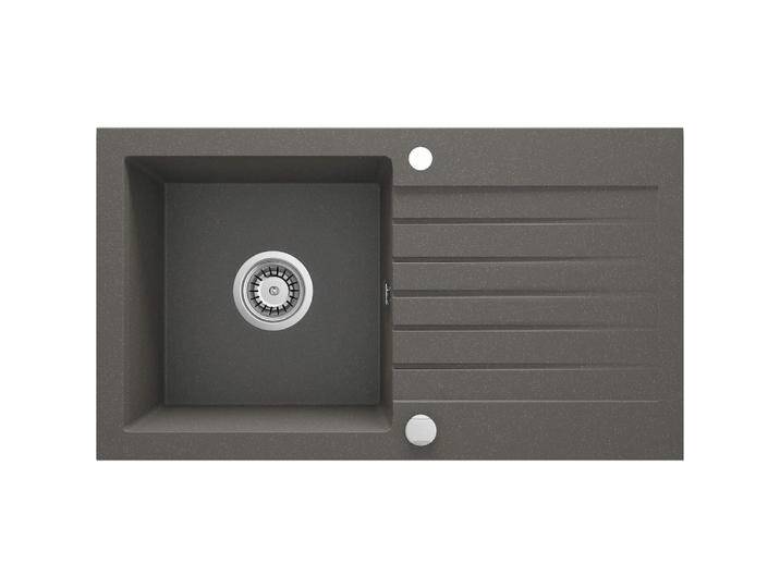 Deante, Spülbecken, 1-Becken-Granitspüle mit Abtropffläche (16 cm, 76 cm) von Galaxus