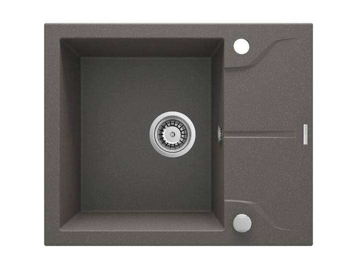 Deante, Spülbecken, 1-Becken-Granitspüle mit Abtropffläche (Einbauspüle mit Abtropffläche) von Galaxus