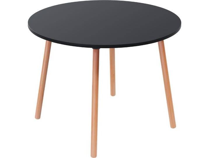 Paperflow, Bartisch, PALOMBA Bistrotisch Holz schwarz 100,0 x 100,0 x 75,0 cm (100 x 100 x 75 cm) von Galaxus