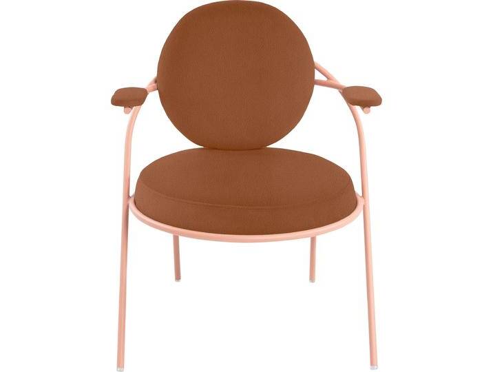 Paperflow, Bürostuhl, 2 Sessel SATURNE rost rosa Kunstleder von Galaxus