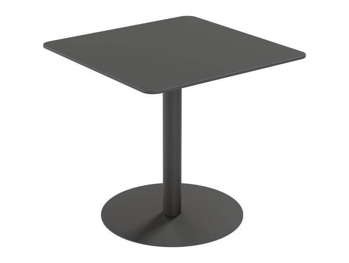 Paperflow, Gartentisch + Balkontisch, Gartentisch CROSS schwarz quadratisch 80,0 x 80,0 x 75,0 cm (80 cm) von Galaxus