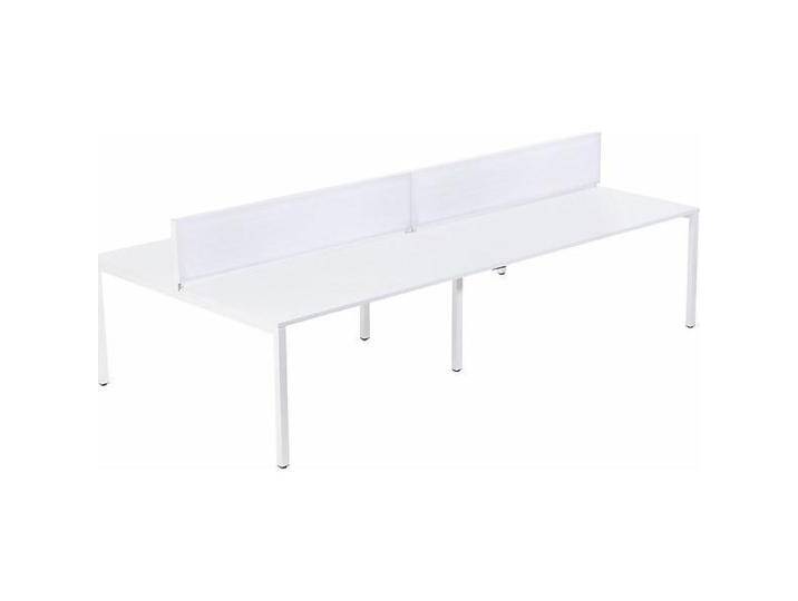 Paperflow, Schreibtisch, 4er-Teamschreibtisch, Breite 1400 / 2800 mm, Tiefe 800 / 1660 mm, weiss Paperflow, Schreibtisch, 4er-Teamschreibtisch, Breite 1400 / 2800 mm, Tiefe 800 / 1660 mm, weiss von Galaxus