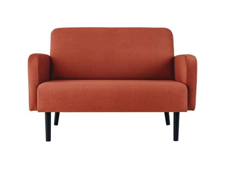 Paperflow, Sofa + Bettsofa, 2-Sitzer Sofa LISBOA, Stoffbezug, rost (2-Sitzer) von Galaxus