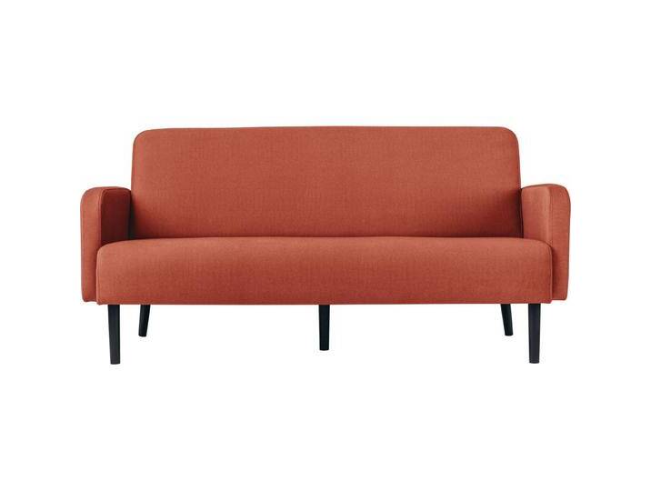 Paperflow, Sofa + Bettsofa, 3-Sitzer Sofa LISBOA, Stoffbezug, rost (3-Sitzer) von Galaxus