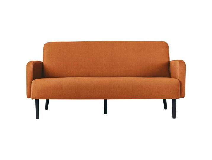 Paperflow, Sofa + Bettsofa, 3-Sitzer Sofa LISBOA braun schwarz Stoff (3-Sitzer) von Galaxus