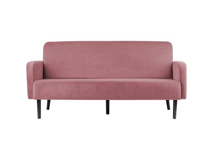 Paperflow, Sofa + Bettsofa, 3-Sitzer Sofa LISBOA rosa schwarz Stoff (3-Sitzer) von Galaxus