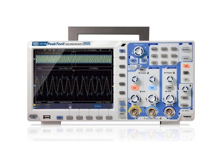 Peaktech, Multimeter, P 1355 Digital Speicher Oszilloskop (CAT II) von Galaxus