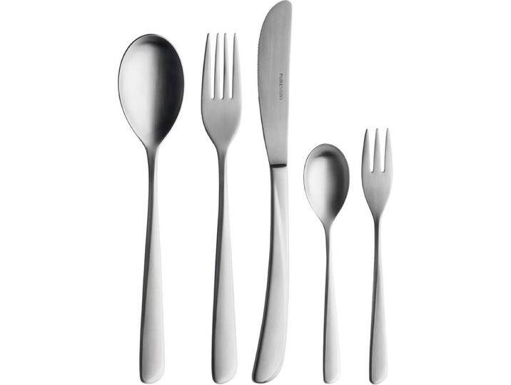 Puresigns Besteck VENTI 88 teilig mattiert, Besteck, Silber von Galaxus