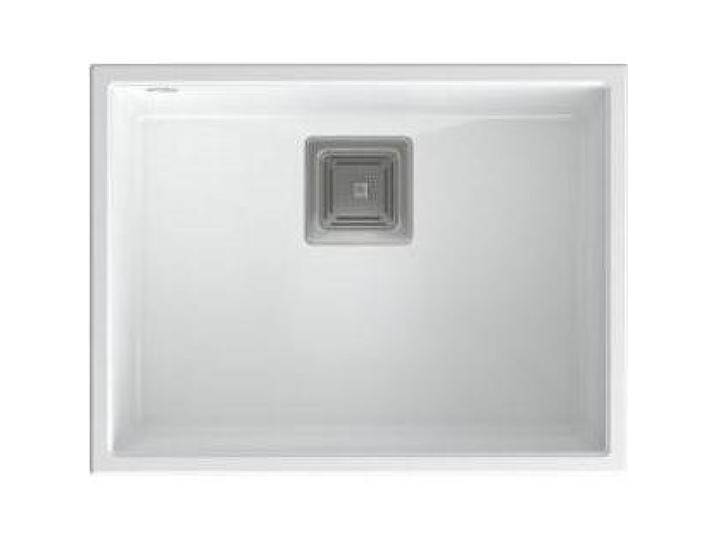 Q Company, Spülbecken, DAVID 50 GraniteQ snow white (55 cm, 42 cm) von Galaxus