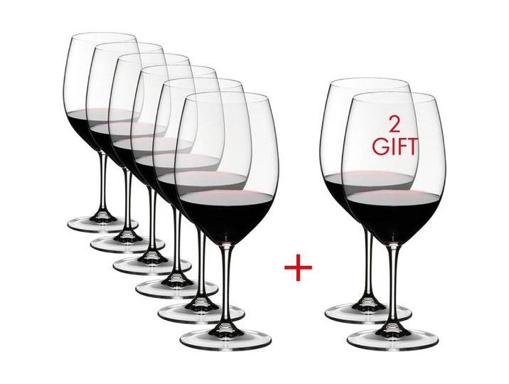 Riedel Vinum Kauf 8 Zahl 6 Cabernet Sauvignon/Merlot, 61cl, 8er Se, Weingläser, Transparent von Galaxus