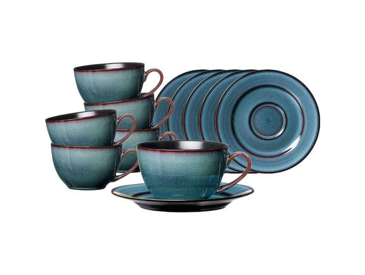 Ritzenhoff & Breker, Tasse, Bali Kaffeetassen mit Untertassen (220 ml, 6 x) von Galaxus