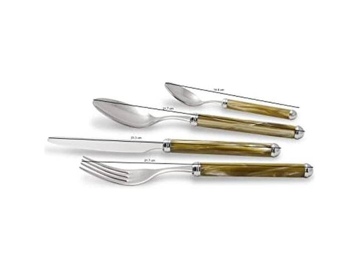 Rivadossi Sandro Rivadossi 2324A02 Rodi Cutlery Set 24 Pieces Champagne, Besteck, Gold Rivadossi Sandro Rivadossi 2324A02 Rodi Cutlery Set 24 Pieces Champagne, Besteck, Gold von Galaxus