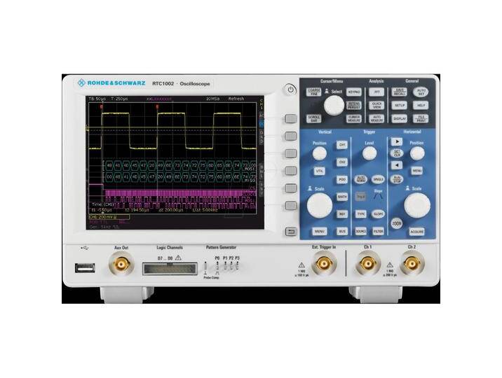 Rohde & Schwarz, Multimeter, RTC1000 Oscilloscope, 200 MHz, 2ch, MSO von Galaxus