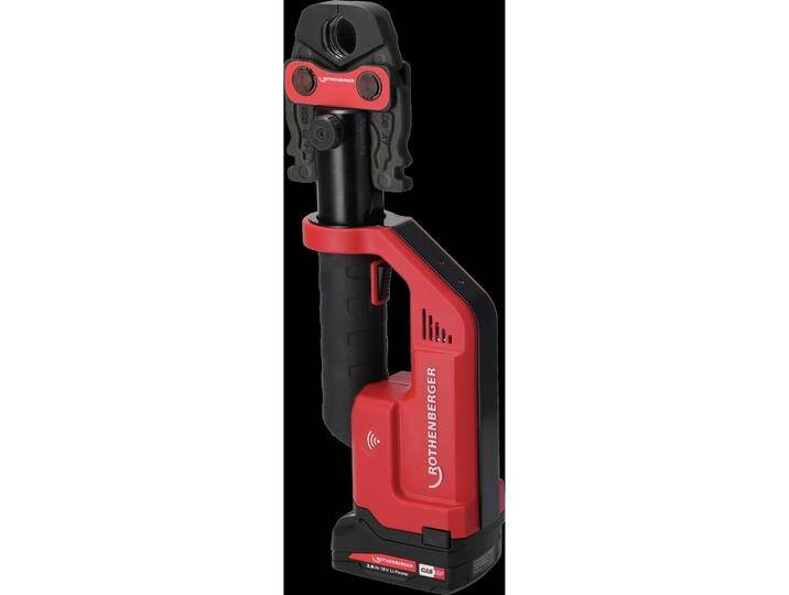 Rothenberger, Bolzenschneider + Seitenschneider, Pressmaschine ROMAX COMPACT III Set SV15-22-28 18 Volt, 1x 2,0 Ah Akku, EU, CAS (400 mm) von Galaxus