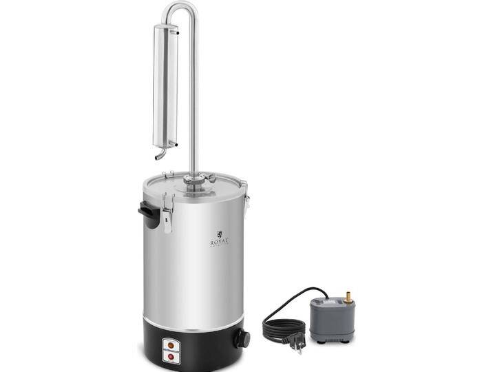 Royal Catering Destilliergerät Wasser Wasserdestilliergerät Wasserdestillierer 20 L 2.000 W, Wasserfilter, Silber von Galaxus