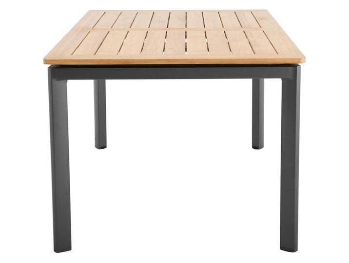 Royal Garden, Gartentisch + Balkontisch, Alutapo Dining Tisch Aluminium/Teak (95 cm) von Galaxus
