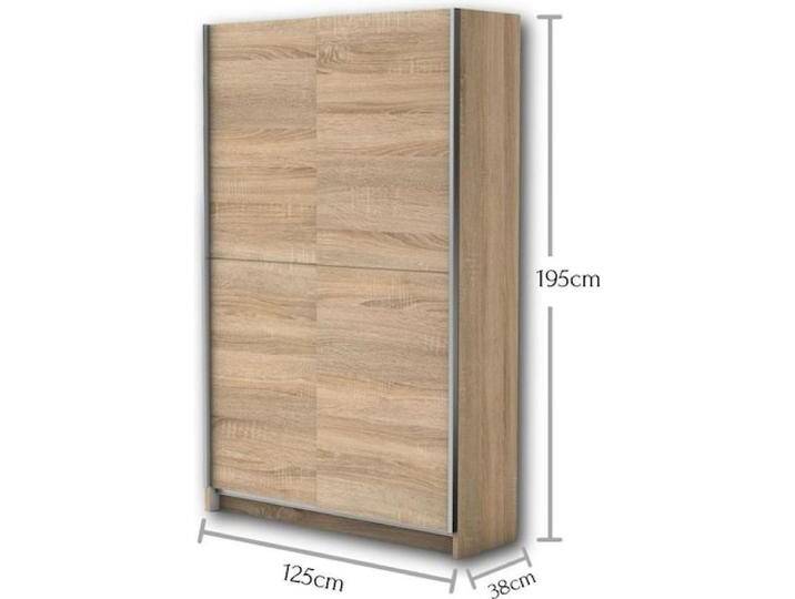 Schlafkontor Fast Kleiderschrank, 2 Türen, 125x195 cm, 6 Fächer, Kleiderstange, elegantes Design Schlafkontor Fast Kleiderschrank, 2 Türen, 125x195 cm, 6 Fächer, Kleiderstange, elegantes Design von Galaxus