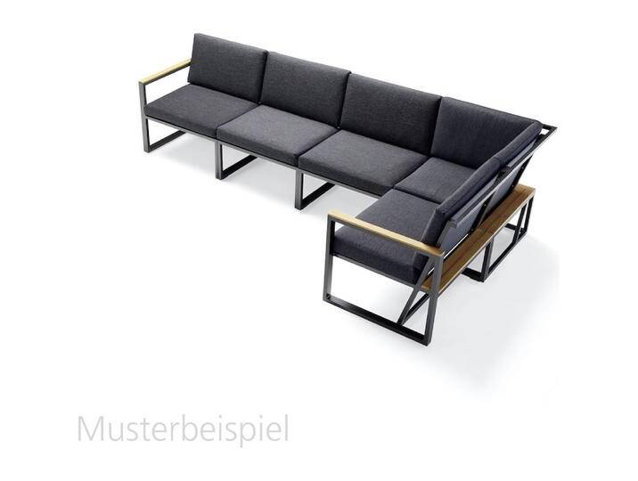 Sieger, Gartenbank, Exclusiv Passion Gartenmöbelreihe Havanna Havanna Lounge-Gruppe Seitenteil links von Galaxus