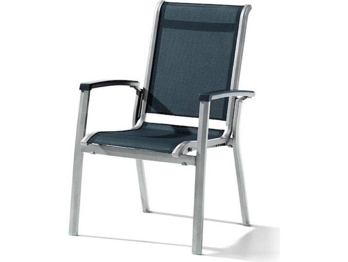 Sieger, Gartenstühle, Calvi Stapelsessel Aluminium/Textilene von Galaxus