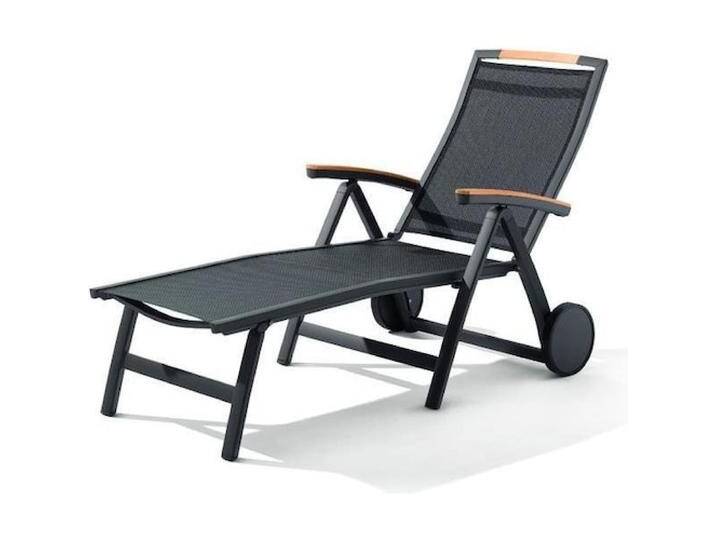 Sieger, Liegestuhl, Catena Klapprollliege Aluminium (193 cm) von Galaxus