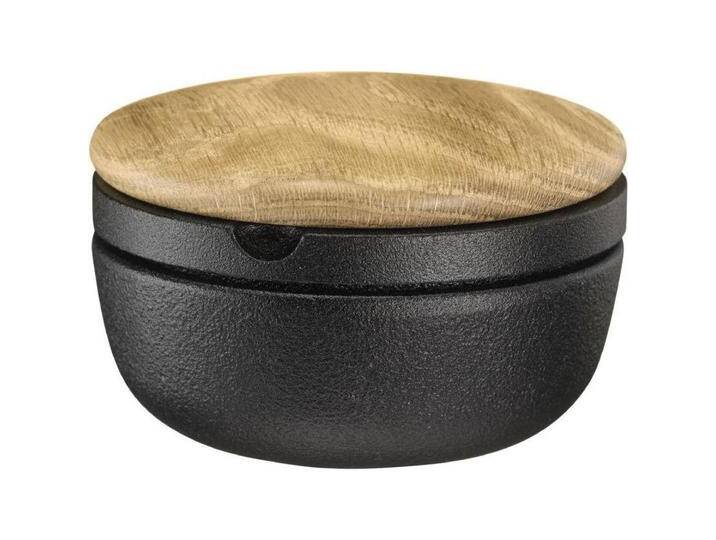Skeppshult Kräutermühle Grosser Swing Eiche, Pfeffermühle + Salzmühle, Schwarz von Galaxus