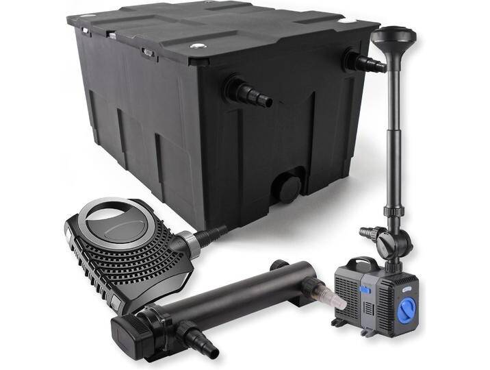 SunSun, Brunnen + Gartenteich, 1-Kammer Filter Set 60000l 24W UVC Teich Klärer NEO8000 70W Pumpe Springbrunnen von Galaxus