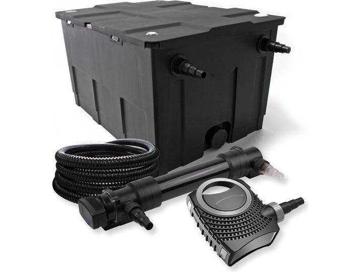 SunSun, Brunnen + Gartenteich, 1-Kammer Filter Set 60000l 36W UVC 6er Teich Klärer NEO8000 70W Pumpe Schlauch von Galaxus