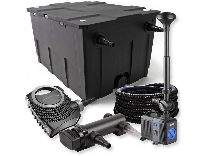 SunSun, Brunnen + Gartenteich, 1-Kammer FilterSet 60000l 18W UVC Teich Klärer NEO7000 Schlauch Springbrunnen von Galaxus