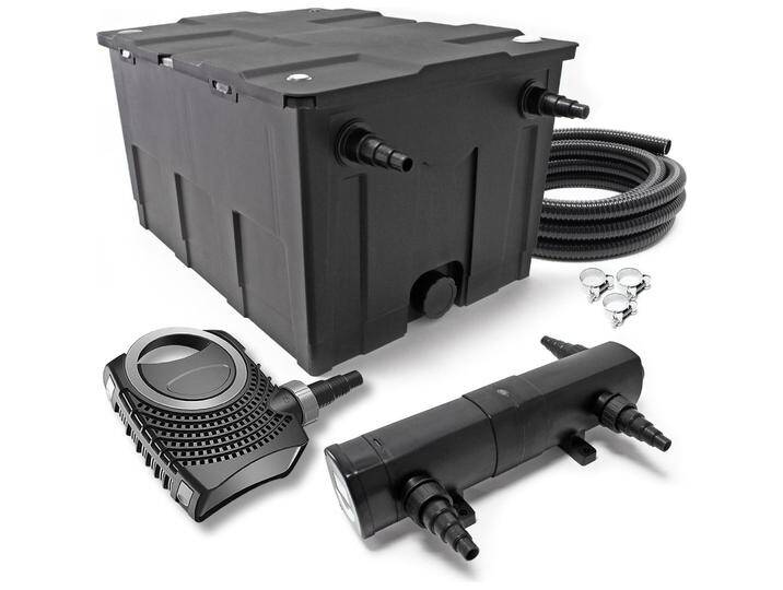 SunSun, Brunnen + Gartenteich, CBF-550 CUV-236 36W SET NEO12000 Pumpe Schlauch Teichfilterset von Galaxus