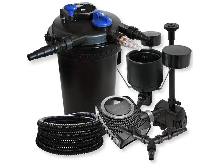 SunSun, Brunnen + Gartenteich, DruckTeichfilter 30000l 18W UVC NEO8000 70W Schlauch Skimmer Springbrunne von Galaxus