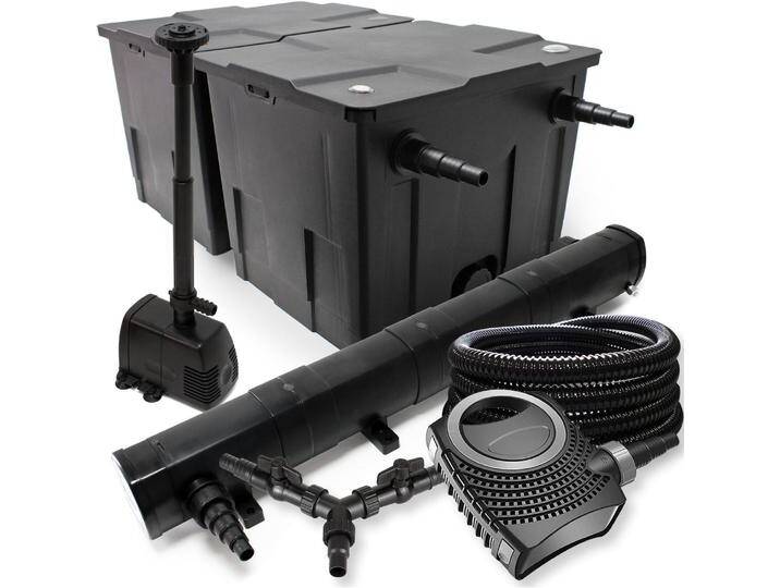 SunSun, Brunnen + Gartenteich, Filter 60000l Teich 72W Klärer NEO10000 80W Pumpe Schlauch Springbrunnen von Galaxus