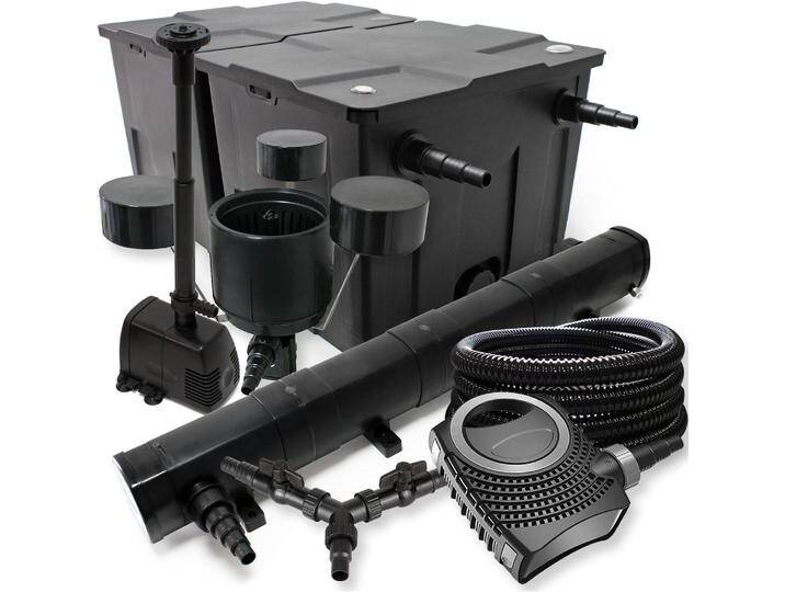 SunSun, Brunnen + Gartenteich, Filter 60000l Teich 72W UVC NEO10000 Pumpe Schlauch Skimmer Springbrunnen von Galaxus