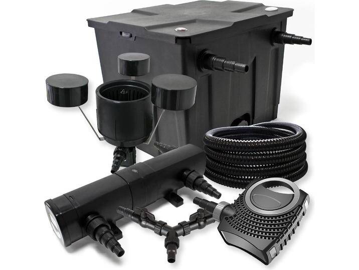 SunSun, Brunnen + Gartenteich, Filter Set 12000l Teich 24W Teichklärer NEO8000 Pumpe 25m Schlauch Skimmer CSP25 SunSun, Brunnen + Gartenteich, Filter Set 12000l Teich 24W Teichklärer NEO8000 Pumpe 25m Schlauch Skimmer CSP25 von Galaxus