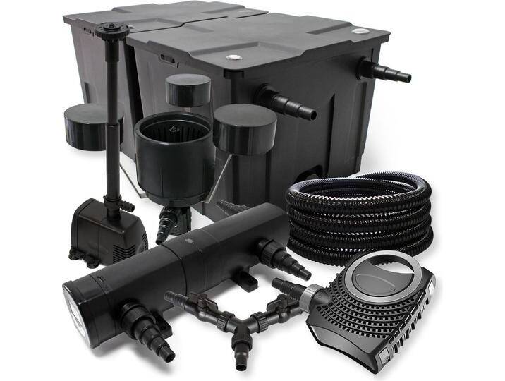 SunSun, Brunnen + Gartenteich, Filter Set 60000l Teich 36W UVC NEO8000 70W Schlauch Skimmer Springbrunne von Galaxus