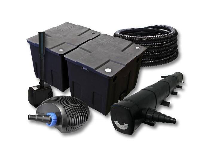 SunSun, Brunnen + Gartenteich, Filter Set 60000l Teich 72W Klärer,40W ECO Pumpe Schlauch Springbrunnen von Galaxus