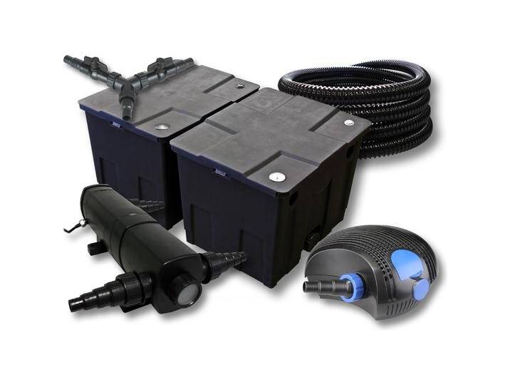 SunSun, Brunnen + Gartenteich, Filter Set 60000l Teich mit 36W Teichklärer,100W ECO Pumpe 25m Schlauch von Galaxus