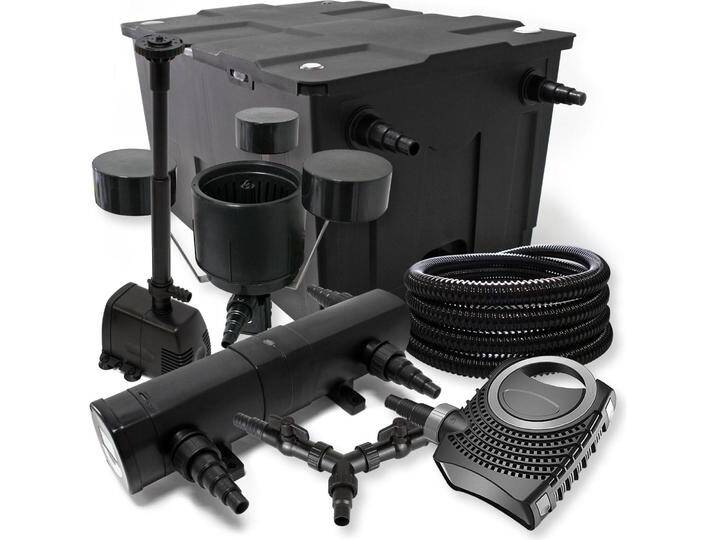 SunSun, Brunnen + Gartenteich, TeichFilter 60000l 36W UVC NEO10000 Pumpe Schlauch Skimmer Springbrunnen von Galaxus