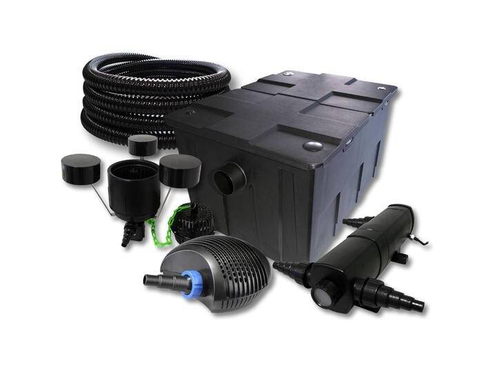 SunSun, Brunnen + Gartenteich, TeichFilter Set 60000l 24W Klärer,40W ECO Pumpe 25m Schlauch Skimmer SunSun, Brunnen + Gartenteich, TeichFilter Set 60000l 24W Klärer,40W ECO Pumpe 25m Schlauch Skimmer von Galaxus