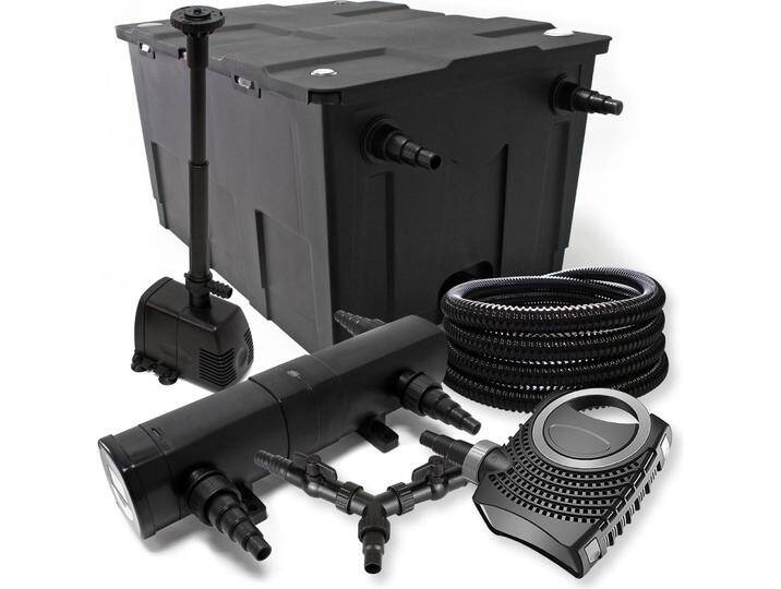 SunSun, Brunnen + Gartenteich, Teichfilter Set 60000l 18W Klärer NEO8000 70W Pumpe Schlauch Springbrunne SunSun, Brunnen + Gartenteich, Teichfilter Set 60000l 18W Klärer NEO8000 70W Pumpe Schlauch Springbrunne von Galaxus