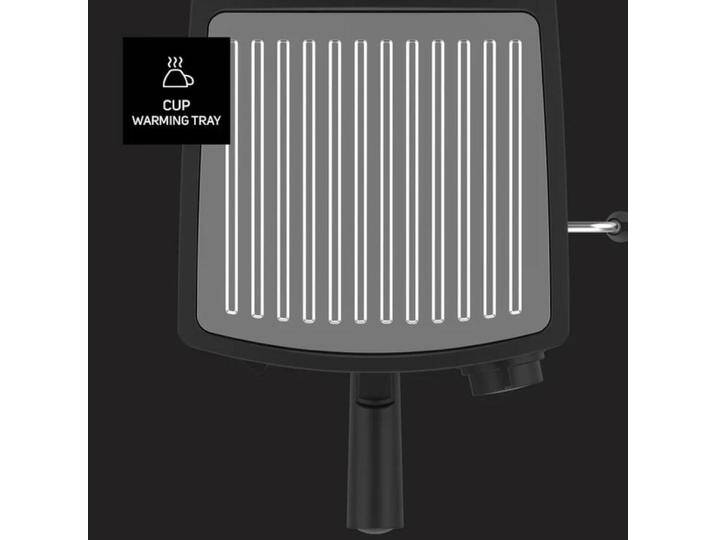 Taurus Ekspres kolbowy CM1821 Mini-Moka, Kaffeebereiter, Silber, Schwarz von Galaxus