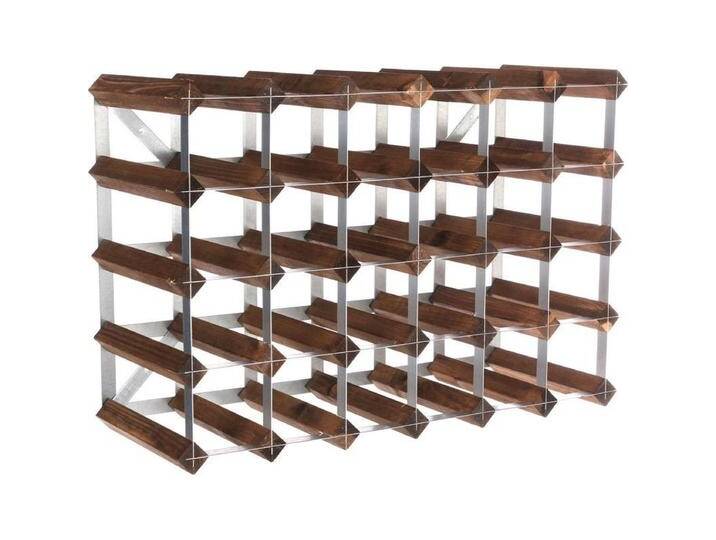 Traditional Wine Rack, Weinregal, Traditionelle Weinregal Co. Wine Rack 61 x 42 cm Eiche Dunkel (TW-TWC30ar-Do) (30 Fl.) von Galaxus
