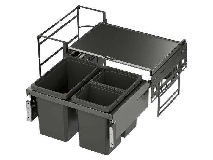 Vauth-Sagel VS ENVI Water Abfalltrennsystem KB 800 mm 2 x 10/1 x 22 L lava, Abfalleimer, Braun Vauth-Sagel VS ENVI Water Abfalltrennsystem KB 800 mm 2 x 10/1 x 22 L lava, Abfalleimer, Braun von Galaxus