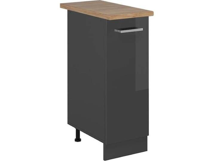 Vicco, Regal, Apothekerschrank R-Line, Anthrazit Hochglanz/Anthrazit, 30 cm, AP Eiche von Galaxus