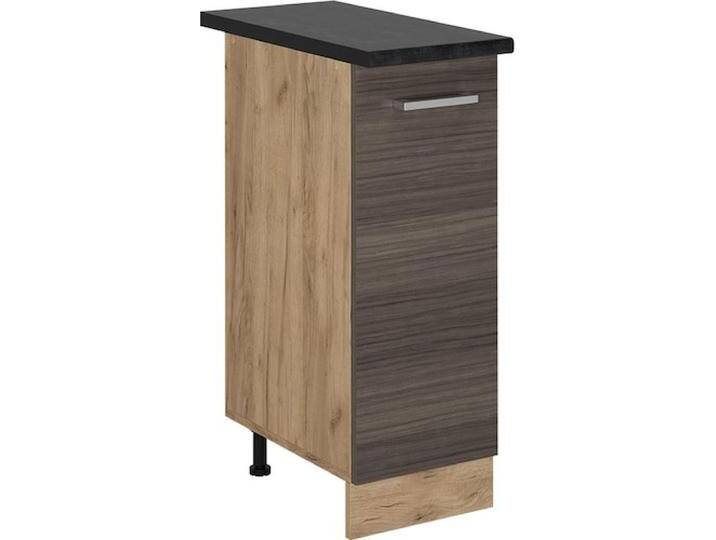 Vicco, Regal, Apothekerschrank R-Line, Edelgrau/Goldkraft Eiche, 30 cm, AP Anthrazit von Galaxus