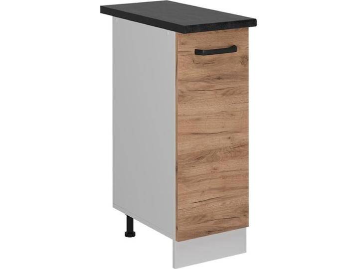 Vicco, Regal, Apothekerschrank R-Line, Goldkraft Eiche/Weiss, 30 cm AP Anthrazit von Galaxus